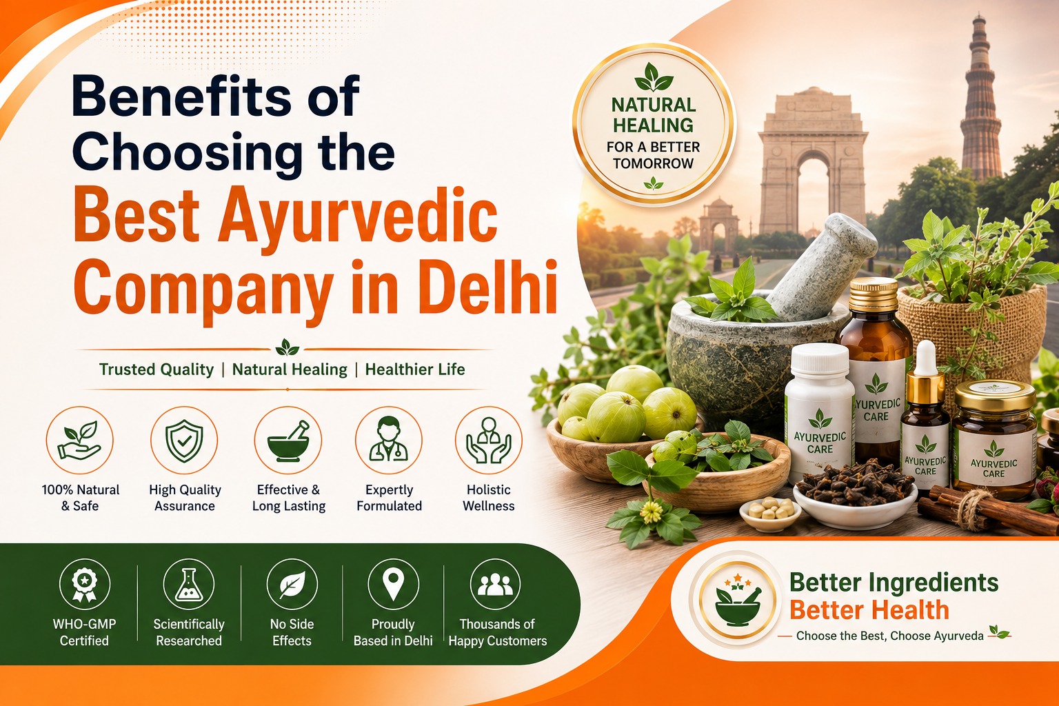 Benefits of Choosing the Best Ayurvedic Company in Delhi
