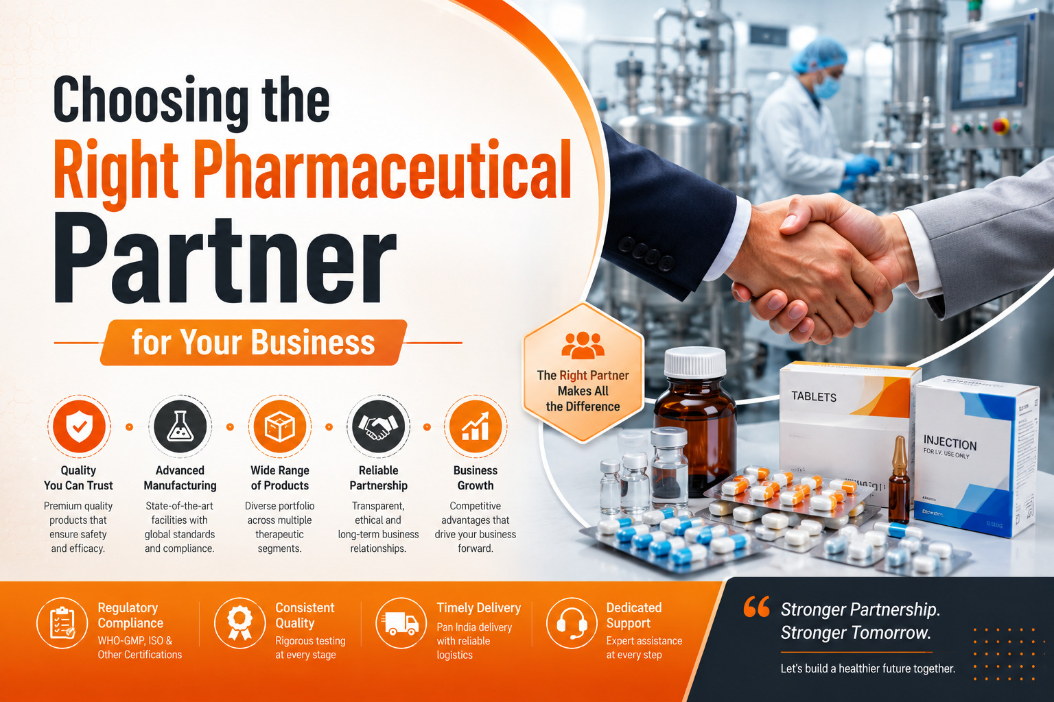 Choosing the Right Pharmaceutical Partner for Your Business: Key Factors to Consider