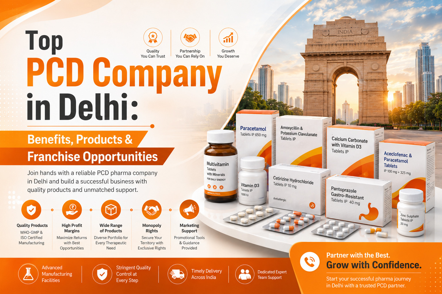 Top PCD Company in Delhi: Benefits, Products & Franchise Opportunities