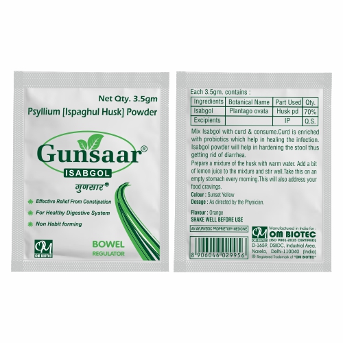 GUNSAAR ISABGOL SACHET